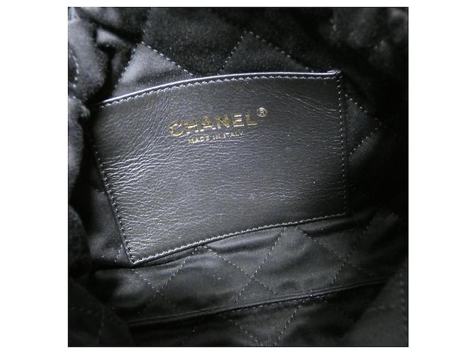 Borsa Chanel 22 Line MINI AS3980 Nero - vista 8