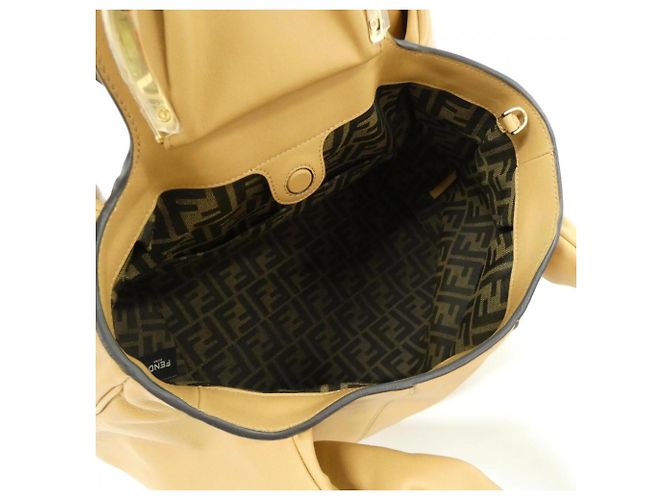 Borsa a Spalla Fendi Spy 8BR839 AYCT Beige - vista 9