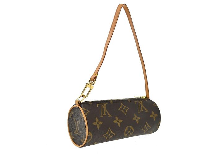 Louis Vuitton Papillon Pochette Monogram Canvas Mini Marrone - vista 2