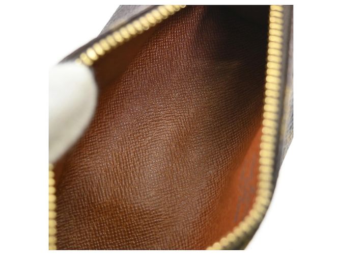 Louis Vuitton Papillon Pochette Monogram Canvas Mini Marrone - vista 3