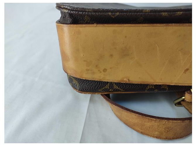 Borsa Louis Vuitton Cartouchiere Monogram Canvas MM Marrone - vue 4