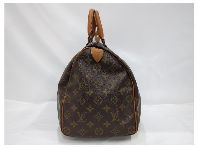 Borsa Louis Vuitton Speedy Monogram Canvas 40 Marrone - vista 6