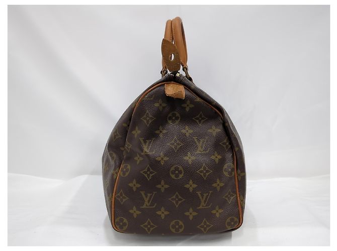 Borsa Louis Vuitton Speedy Monogram Canvas 40 Marrone - vista 7