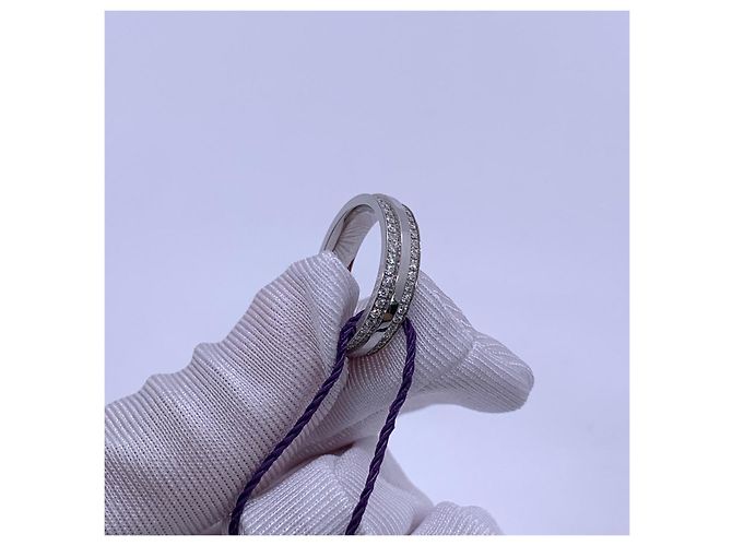 Anello Tiffany & Co T Series in oro bianco 18k e diamanti Argento - vista 5
