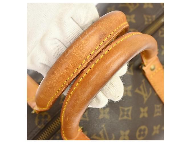 Louis Vuitton Keepall Monogram Canvas 50 Marrone - vista 6