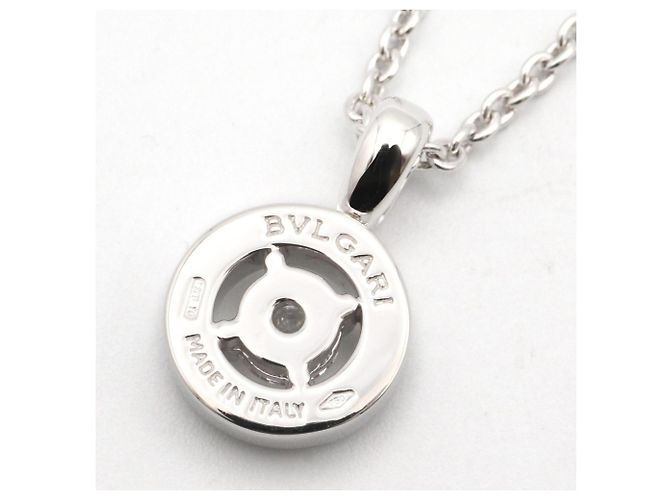 Bulgari Collana in oro bianco 18K Bvlgari con diamanti trasparenti Argento - vista 3