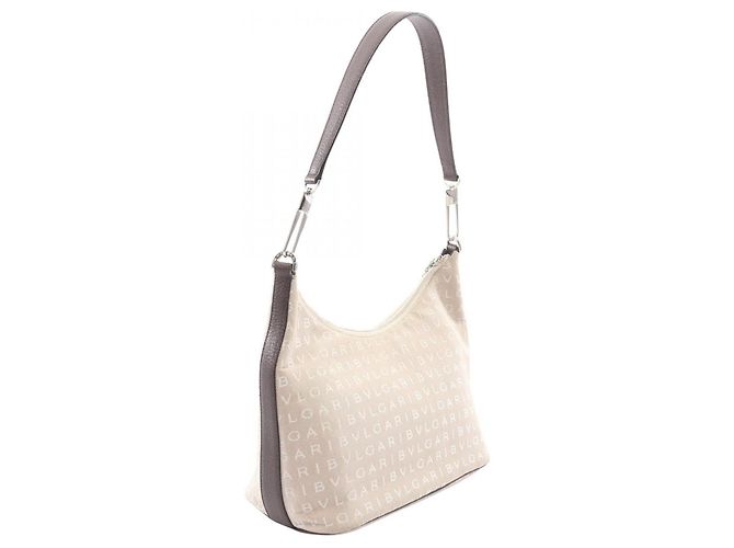 Bulgari Borsa a Spalla Bvlgari Logo Mania Marrone Beige - vista 2