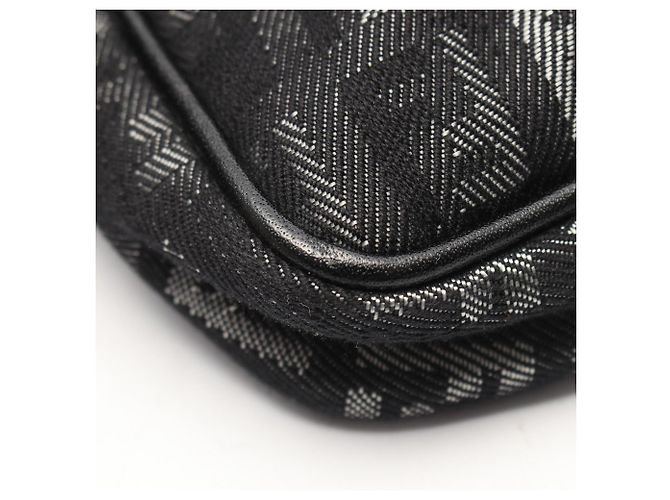 Borsa a Spalla Fendi Zucchino Marrone Nero - vista 5