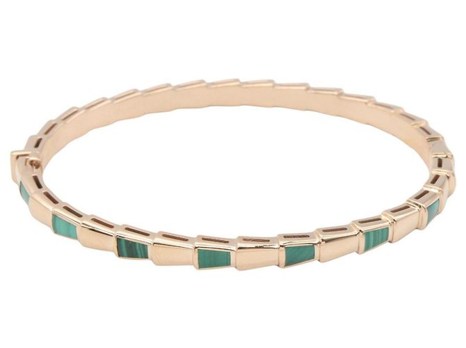 Bulgari Bracciale Serpenti Viper Malachite Bvlgari Rosa Verde - vista 2