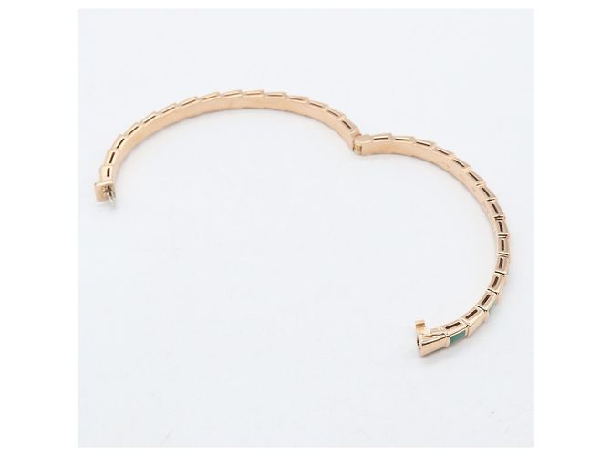 Bulgari Bracciale Serpenti Viper Malachite Bvlgari Rosa Verde - vista 4
