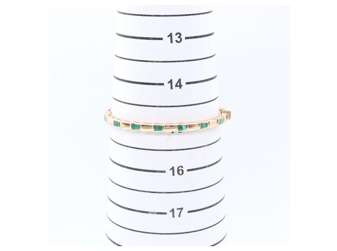 Bulgari Bracciale Serpenti Viper Malachite Bvlgari Rosa Verde - vista 7