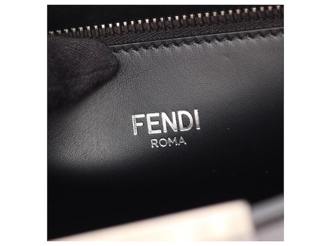 Borsa 2-Way Fendi Peekaboo I.U Medium Nero - vista 5
