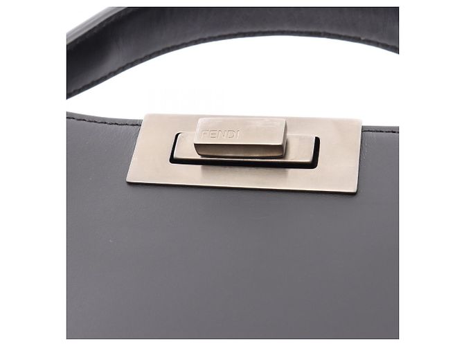 Borsa 2-Way Fendi Peekaboo I.U Medium Nero - vista 7