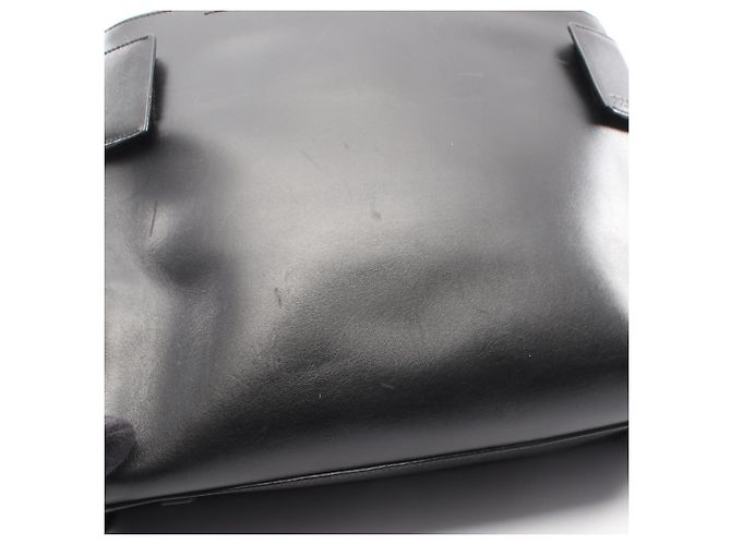 Borsa Tote Prada in pelle nera con logo Nero - vista 7