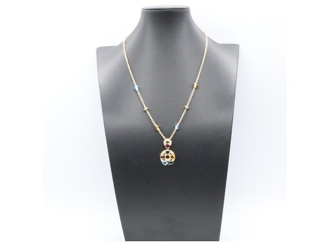 Bulgari Collana BVLGARI Astrale Cerchi Multicolore D'oro - vista 6