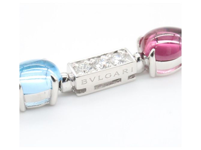 Bvlgari Bulgari Allegra Necklace in 18K White Gold Silvery Multiple colors - view 3