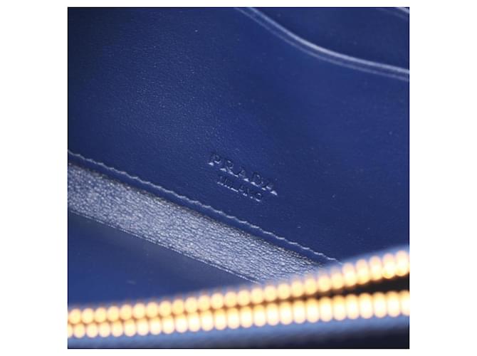 Borsa a tracolla trapuntata Prada Blu - vista 4