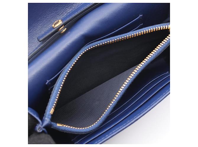 Borsa a tracolla trapuntata Prada Blu - vista 9