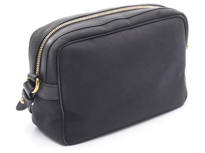 Borsa a tracolla Prada TESSUTO SOFT CALF Nero - vista 2
