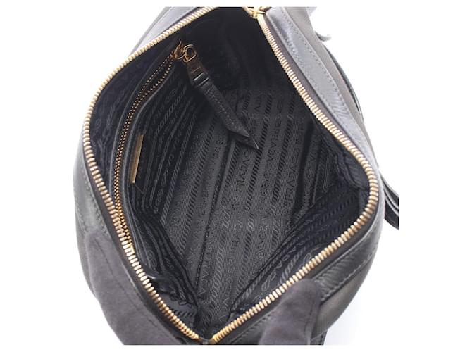 Borsa a tracolla Prada TESSUTO SOFT CALF Nero - vista 3