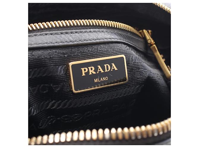 Borsa a tracolla Prada TESSUTO SOFT CALF Nero - vista 4