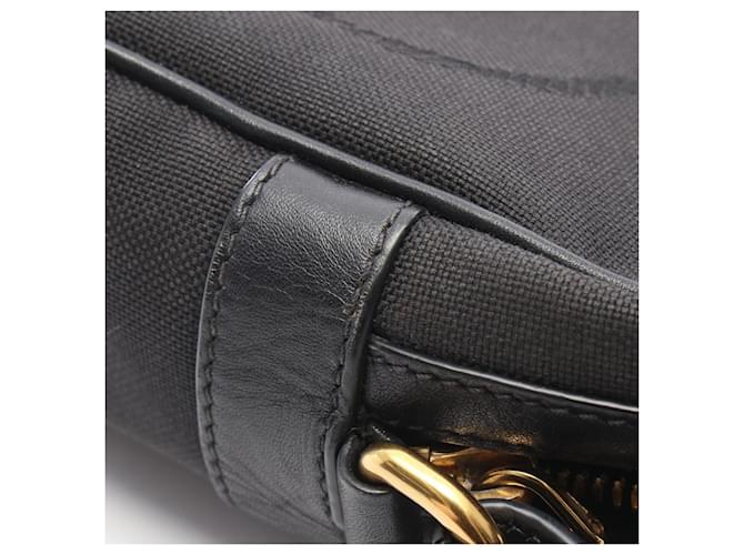Borsa a tracolla Prada TESSUTO SOFT CALF Nero - vista 8
