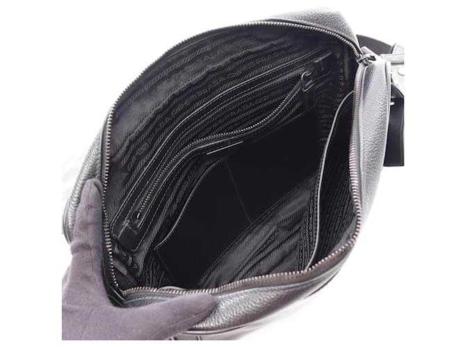 Borsa a Spalla Prada TORO Nero - vista 3