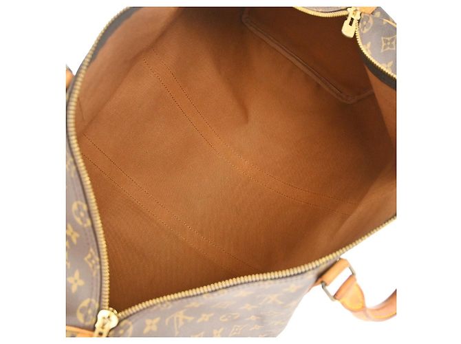 Louis Vuitton Keepall Monogram Canvas 50 Marrone - vista 3