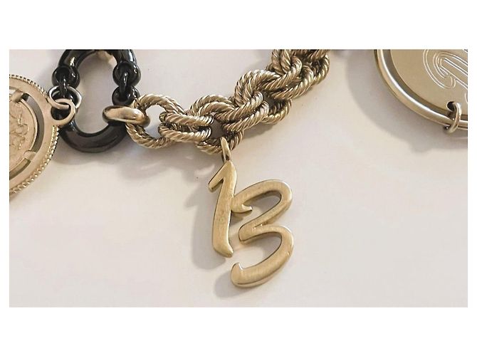 Bracciale Dolce & Gabbana Token Money placcato oro D'oro - vista 16