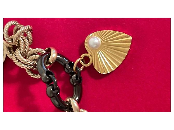 Bracciale Dolce & Gabbana Token Money placcato oro D'oro - vista 5