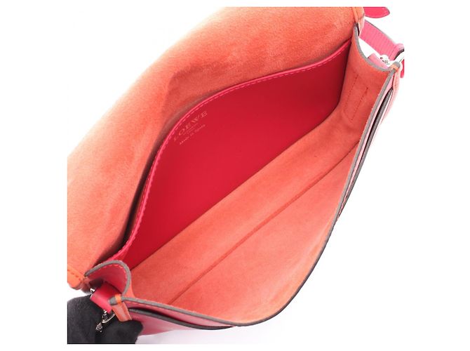 Borsa a tracolla Loewe Ines de la Fressange Rosso Arancione - vista 3