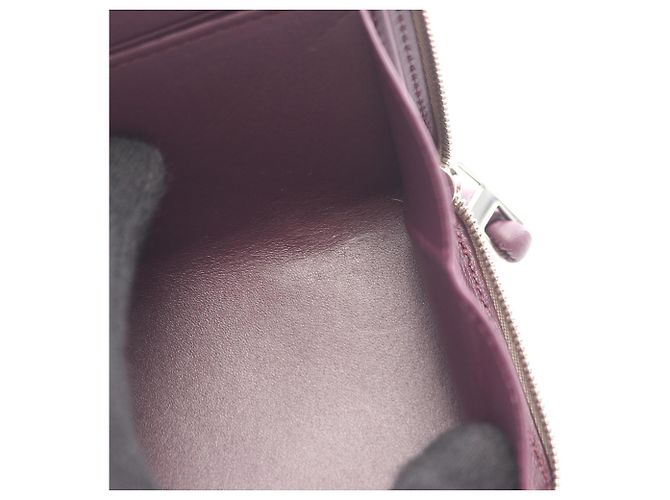 Porta-moedas com fecho de correr em pele bege Loewe - vista 5