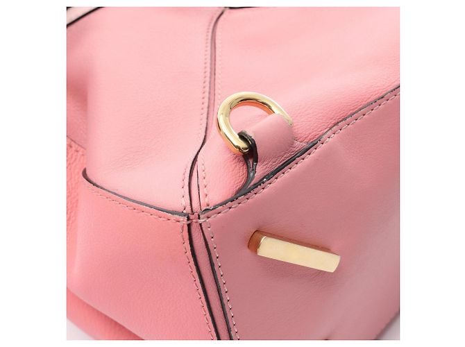 Borsa Loewe Puzzle Medium - Borsa a mano in pelle Rosa - vista 11