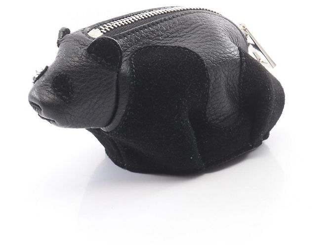 Cartera de monedas Loewe Panda Coin Purse Negro - vista 2