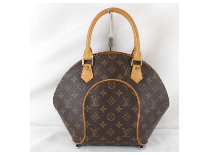 Borsa Louis Vuitton Ellipse MM Marrone - vista 2