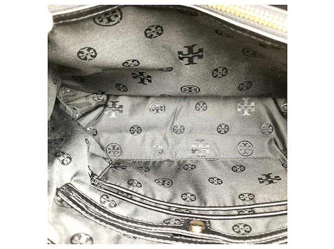 Borsa Tote in pelle nera Tory Burch Nero - vista 8