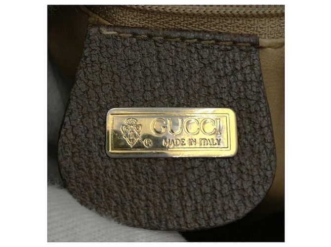 Borsa a tracolla Gucci in tela GG Supreme marrone - vista 7