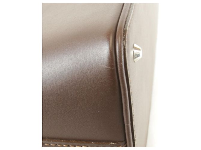 Bolsa de couro marrom Burberry - vista 5