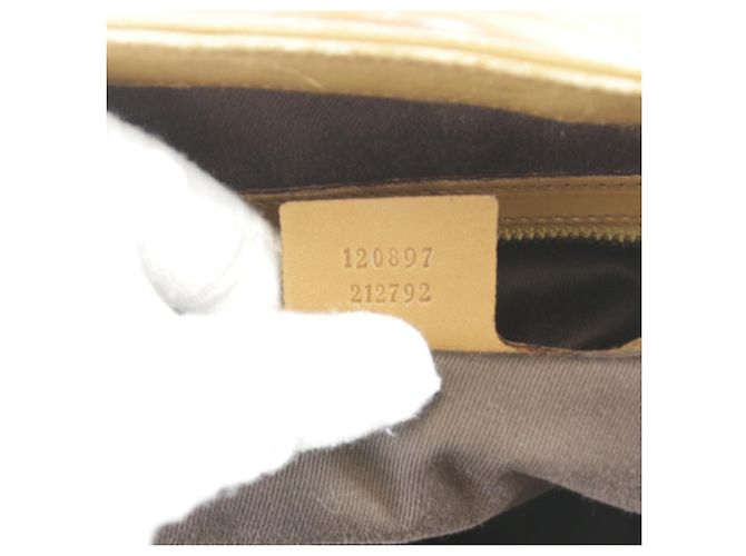 Gucci Ledertote-Tasche Kamel - Ansicht 10