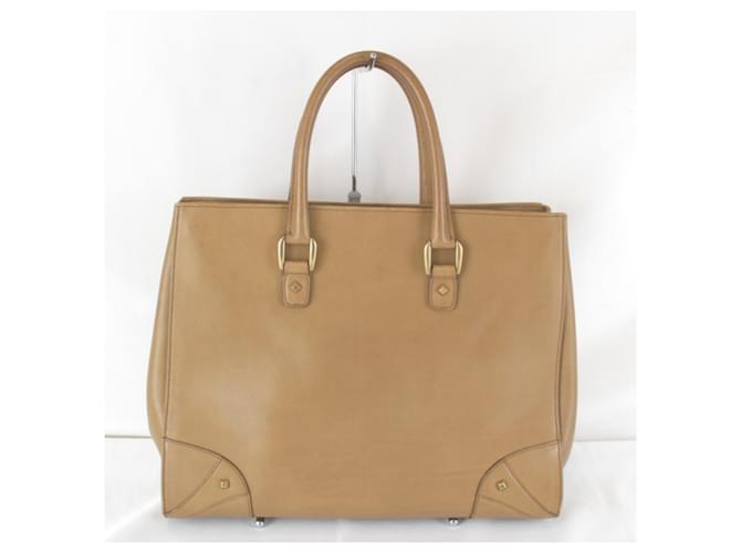 Gucci Ledertote-Tasche Kamel - Ansicht 2