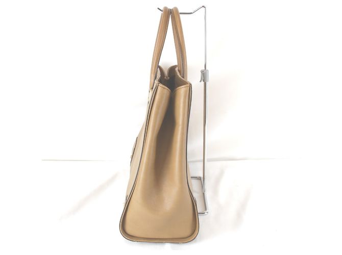 Gucci Ledertote-Tasche Kamel - Ansicht 3