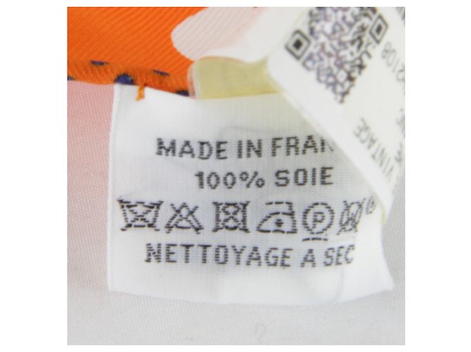 Hermès Hermes Carré 70 Teatime Seidentuch Orange - Ansicht 5