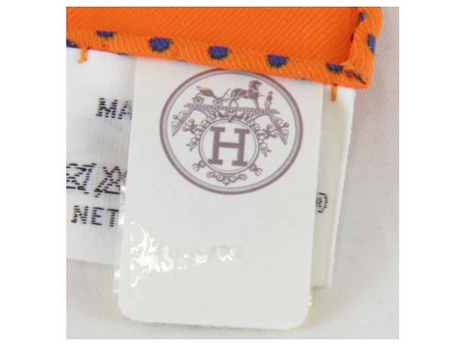Hermès Hermes Carré 70 Teatime Seidentuch Orange - Ansicht 6