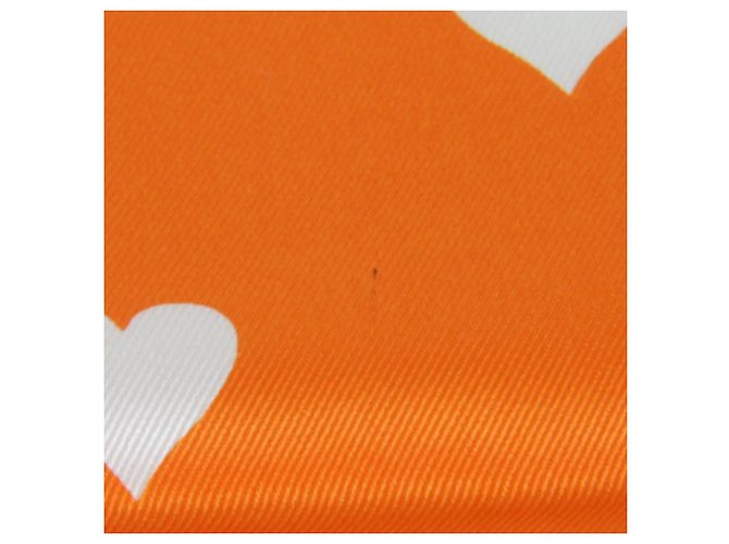 Hermès Hermes Carré 70 Teatime Seidentuch Orange - Ansicht 8