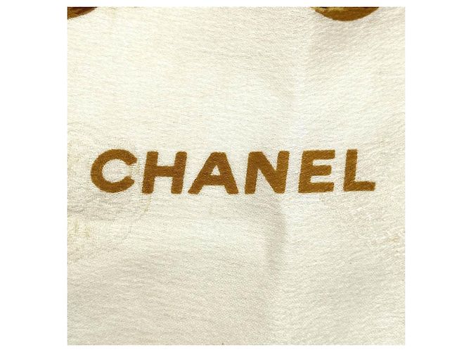 Chanel Coco Mark Seidenschal mit Kettenmuster Pink - Ansicht 3