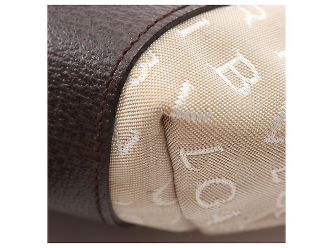 Borsa Tote Bvlgari Bulgari Logomania Marrone Beige - vista 5