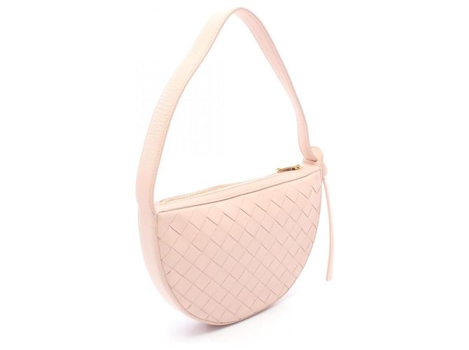 Borsa Bottega Veneta Intrecciato Mini Sunrise Rosa - vista 2