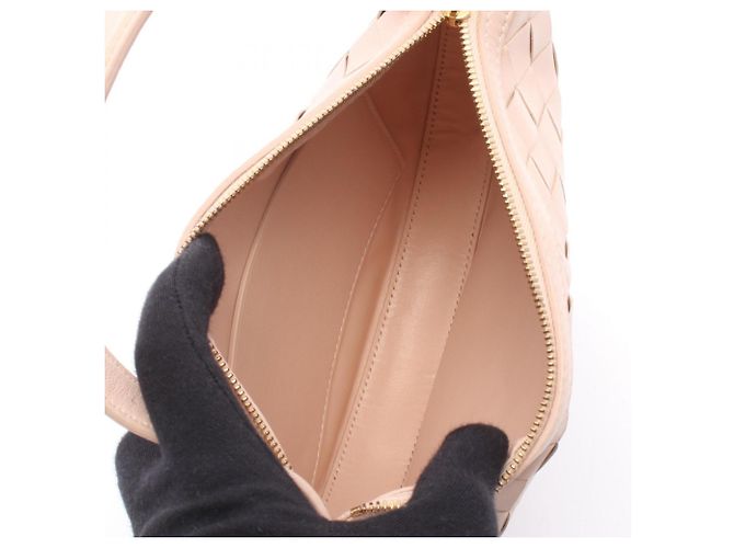 Borsa Bottega Veneta Intrecciato Mini Sunrise Rosa - vista 3
