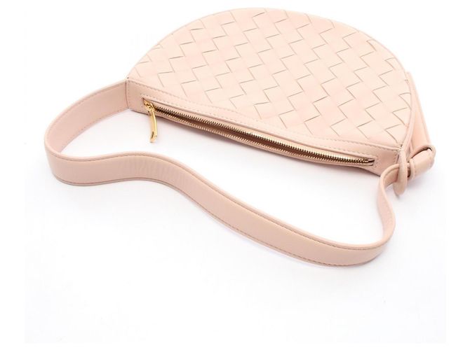 Borsa Bottega Veneta Intrecciato Mini Sunrise Rosa - vista 6