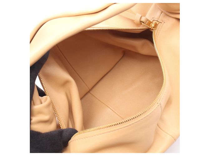 Borsa a mano con manico Double Knot Bottega Veneta Beige - vista 3